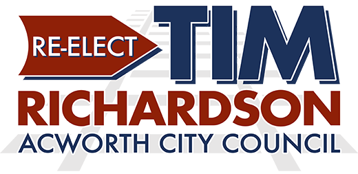 Logo Re-Elect Tim Richardson Acworth City Council
